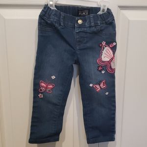 Children's Place 2T embroidered jeans